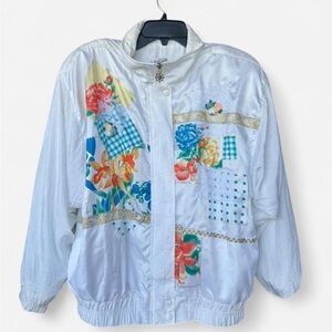 Lavon Colorful Floral Women's Bomber Jacket